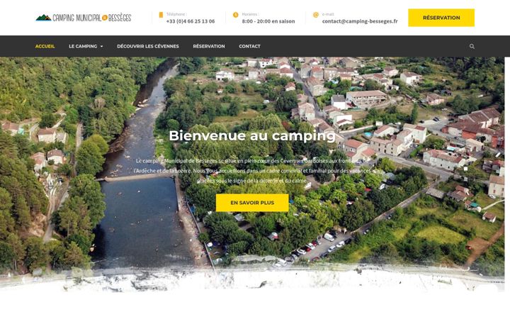 Zrzut ekranu camping-besseges.fr