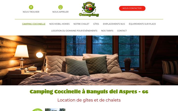Screenshot of camping-coccinelle.fr