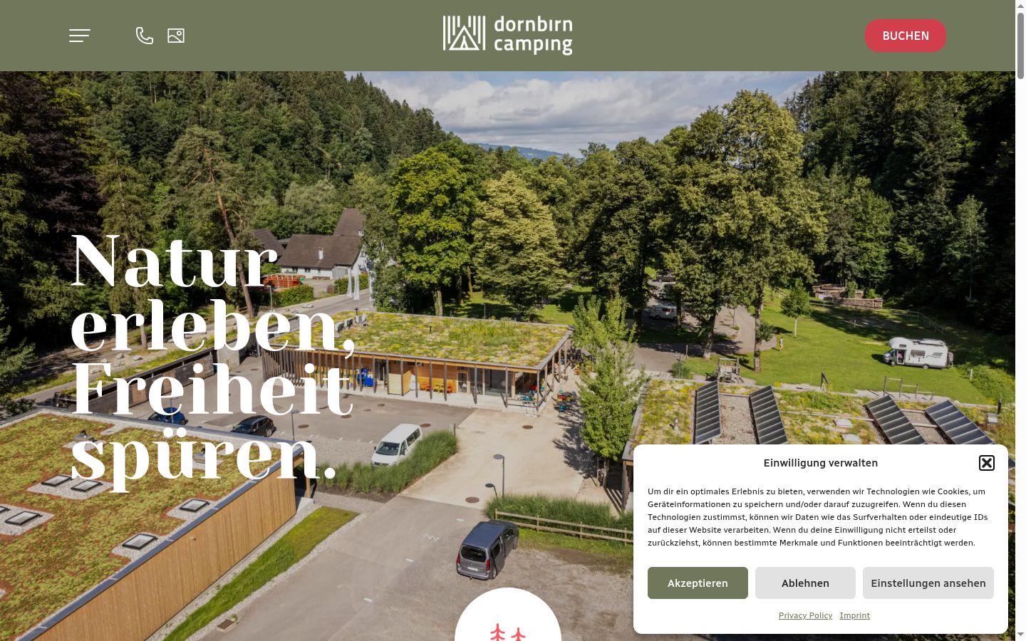 Sutikimo reklamjuostės, rodytos prieš bet kokią sąveiką, ekrano kopija