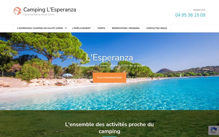 Zrzut ekranu camping-esperanza.fr