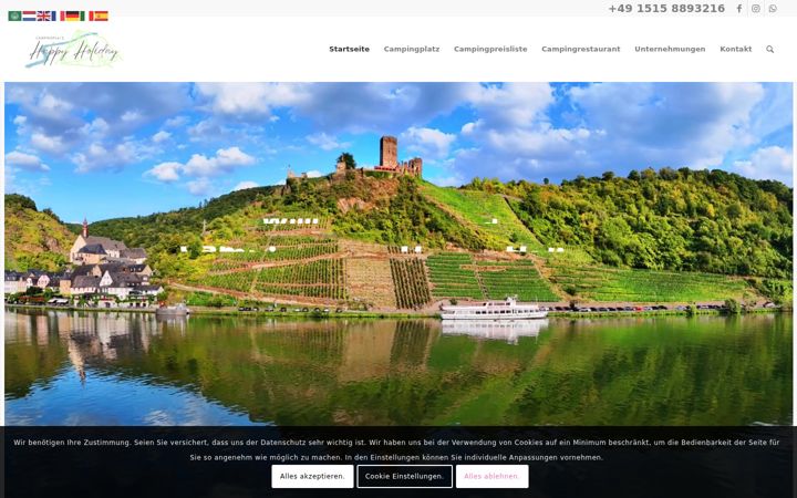 Screenshot του camping-happy-holiday.de