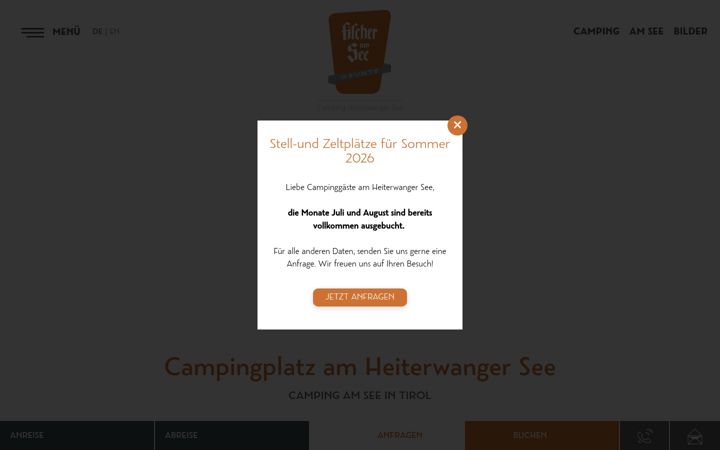 Screenshot of camping-heiterwangersee.at
