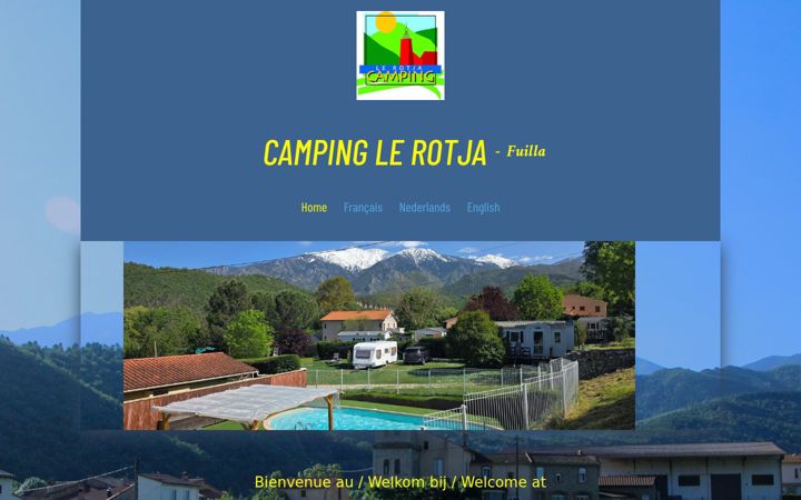 Screenshot of camping-lerotja.nl