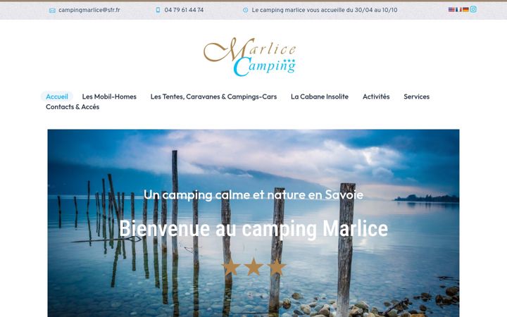 Screenshot of camping-marlice.com