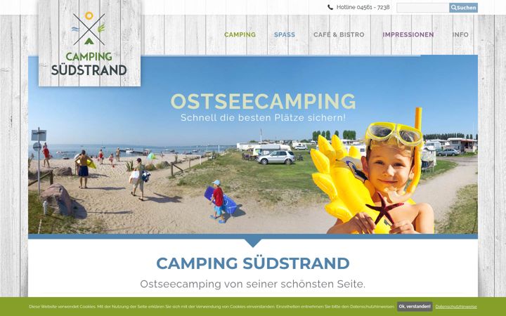 Screenshot of camping-ostsee.de