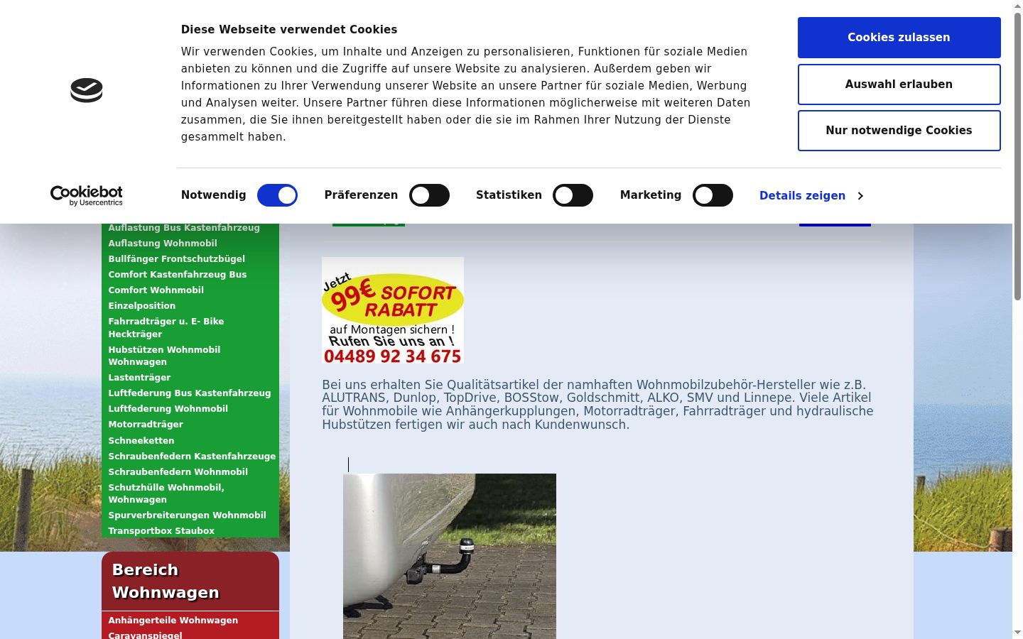 Screenshot tal-banner tal-kunsens muri qabel kwalunkwe interazzjoni