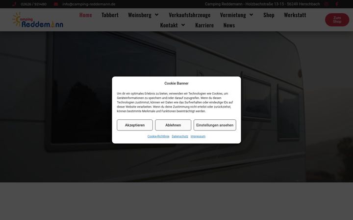 Screenshot ta' camping-reddemann.de