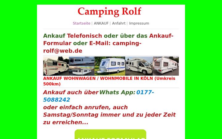 Screenshot of camping-rolf.de
