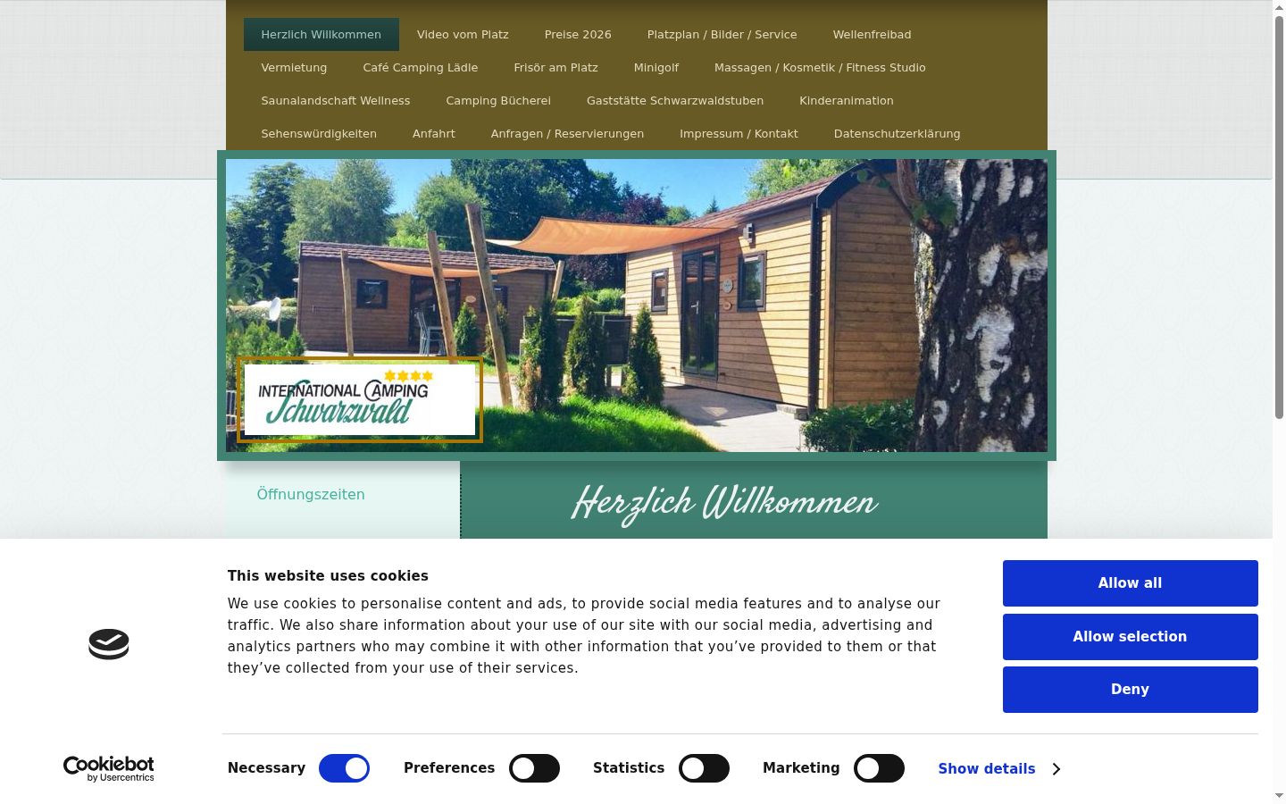 Screenshot tal-banner tal-kunsens muri qabel kwalunkwe interazzjoni