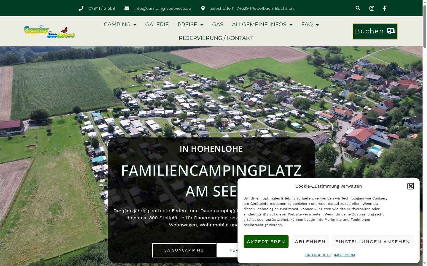 Screenshot tal-banner tal-kunsens muri qabel kwalunkwe interazzjoni