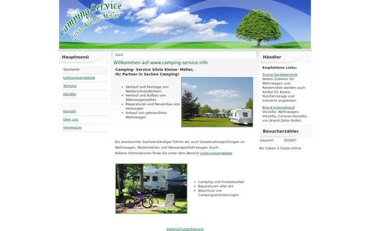 Screenshot of camping-service.info