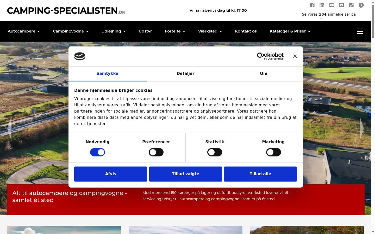 Sutikimo reklamjuostės, rodytos prieš bet kokią sąveiką, ekrano kopija