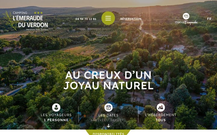 Ekrano kopija camping-stlazare-var.fr