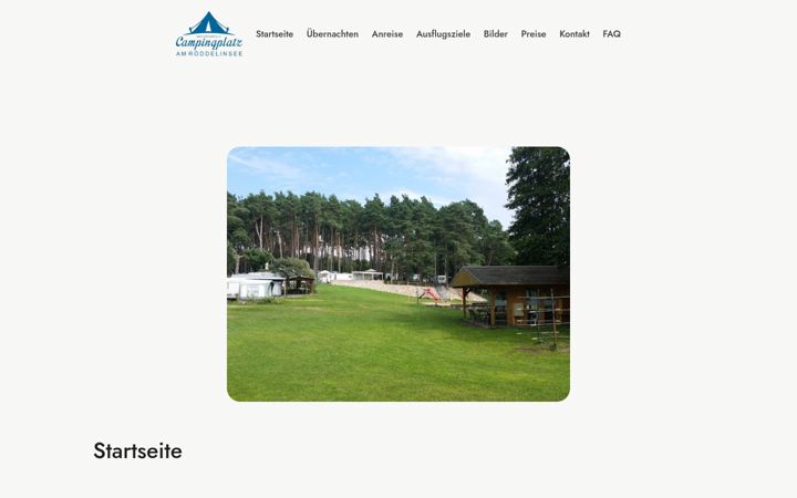 Screenshot ta' camping-templin.de