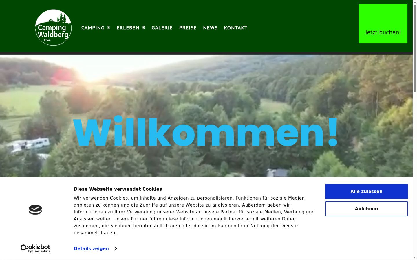 Screenshot tal-banner tal-kunsens muri qabel kwalunkwe interazzjoni