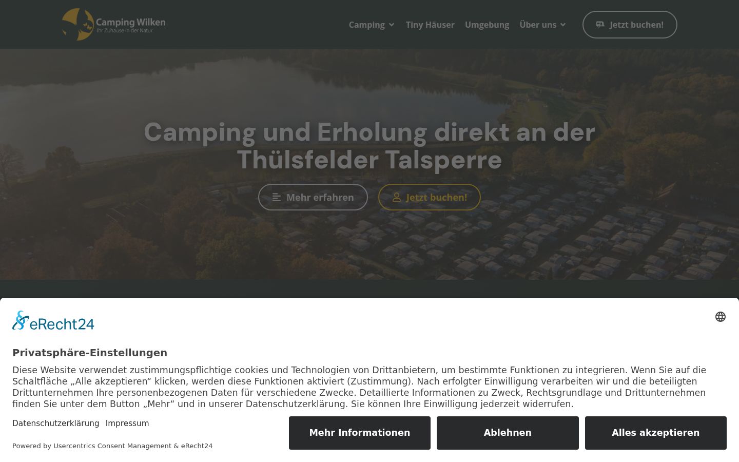 Screenshot tal-banner tal-kunsens muri qabel kwalunkwe interazzjoni