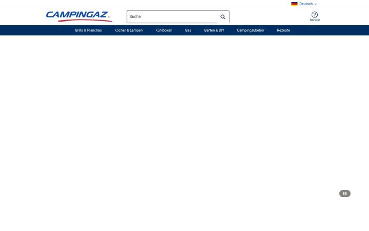 Screenshot of campingaz.ch