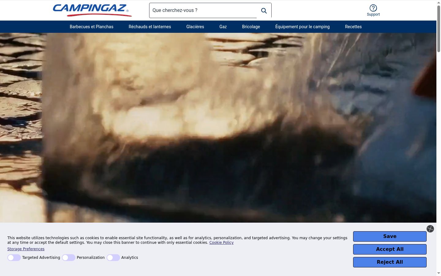 Sutikimo reklamjuostės, rodytos prieš bet kokią sąveiką, ekrano kopija