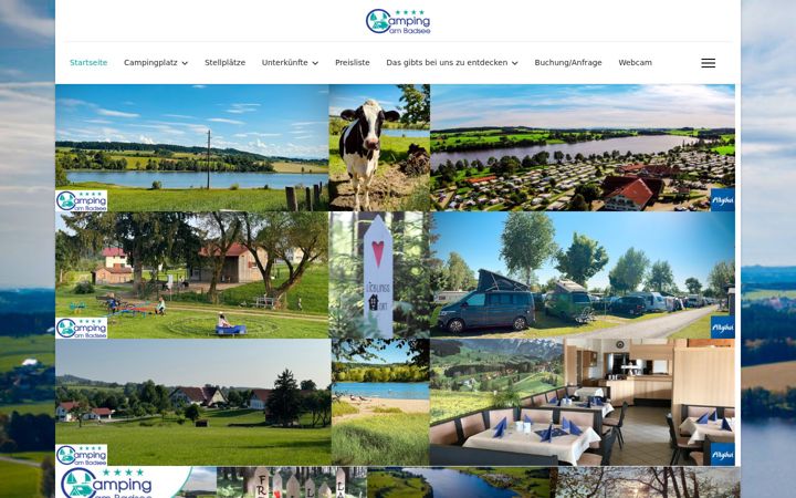 Screenshot of campingbadsee.de