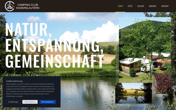 Screenshot ta' campingclub-kaiserslautern.de