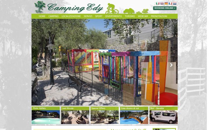 Zrzut ekranu campingdianomarina.it