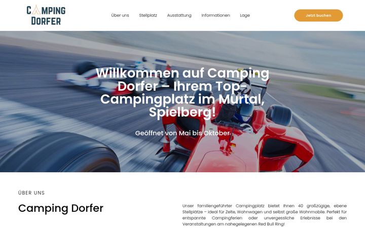 Screenshot of campingdorfer.at
