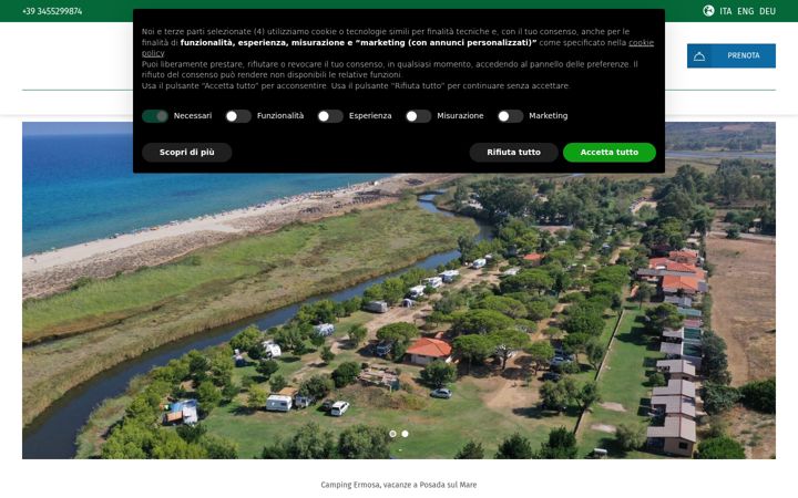 Screenshot of campingermosa.com
