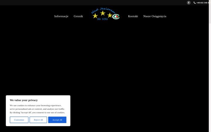 Screenshot ta' campinggolczewo.pl