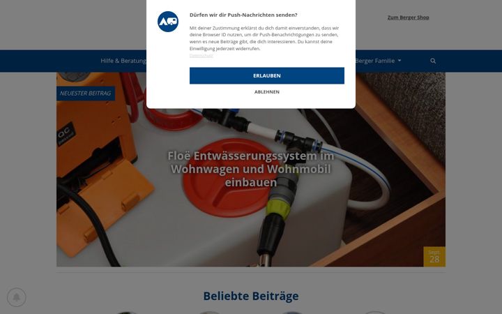 Screenshot of campingkaufberatung.de