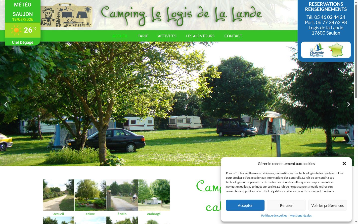 Screenshot tal-banner tal-kunsens muri qabel kwalunkwe interazzjoni