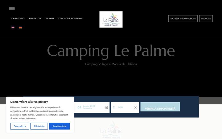 Screenshot von campinglepalme.it