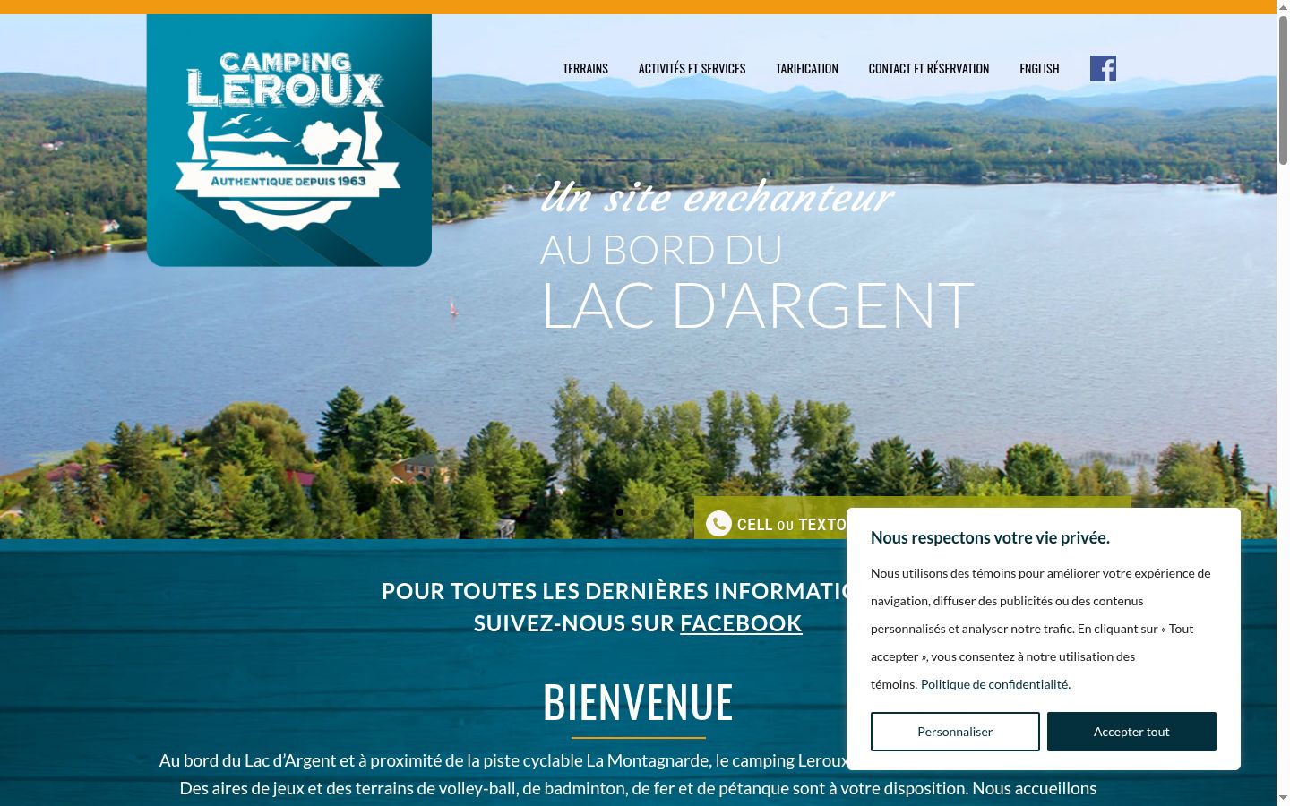 Screenshot tal-banner tal-kunsens muri qabel kwalunkwe interazzjoni