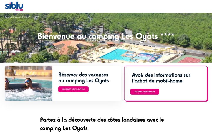 Screenshot von campinglesoyats.fr