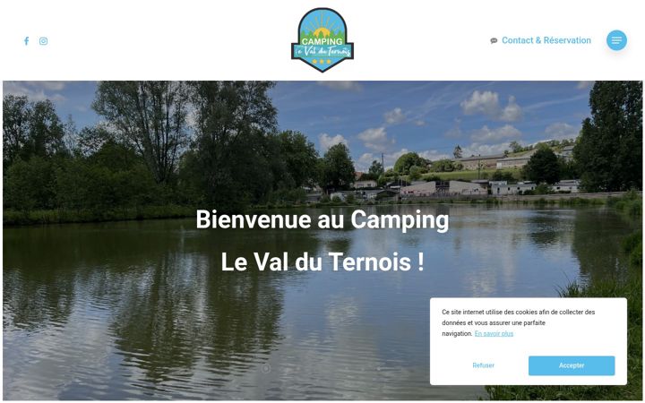 Screenshot von campinglevalduternois.fr