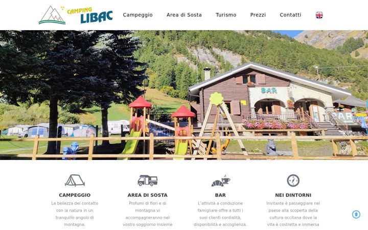 Skærmbillede af campinglibac.it