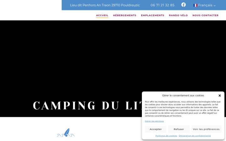 Screenshot di campinglittoral.net