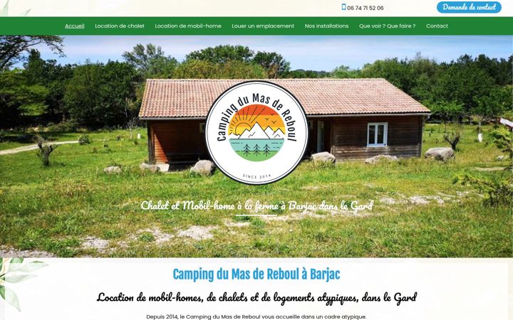 Screenshot von campingmasdereboul-30.fr