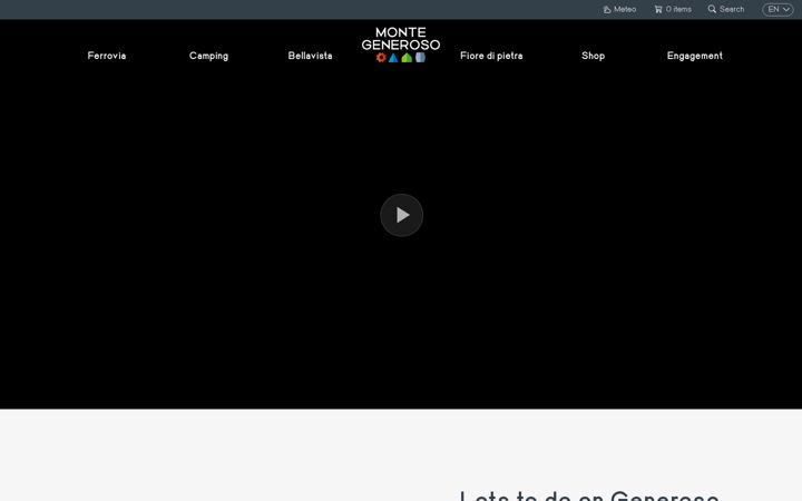 Screenshot of campingmontegeneroso.ch