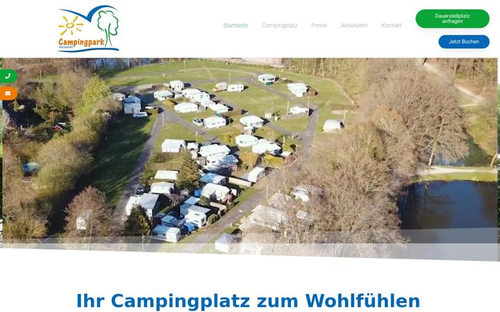 Posnetek zaslona campingpark-harsefeld.de