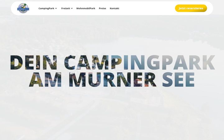 Screenshot of campingpark-murnersee.de