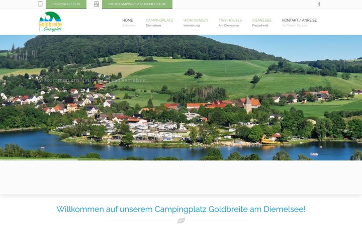 Screenshot of campingplatz-diemelsee.de