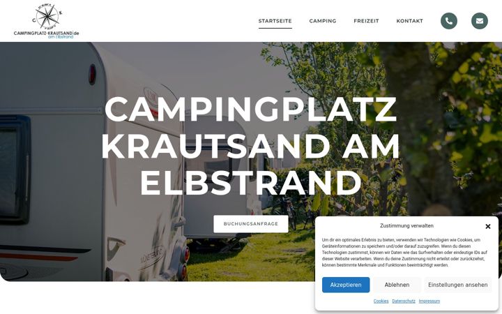 Screenshot ta' campingplatz-krautsand.de