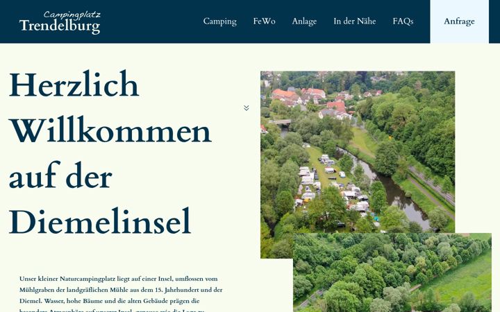 Screenshot ta' campingplatz-trendelburg.de