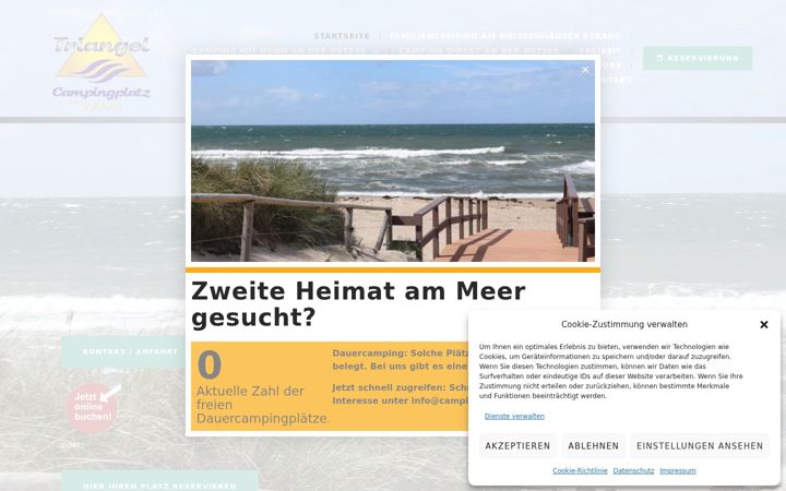 Screenshot ta' campingplatz-triangel.de