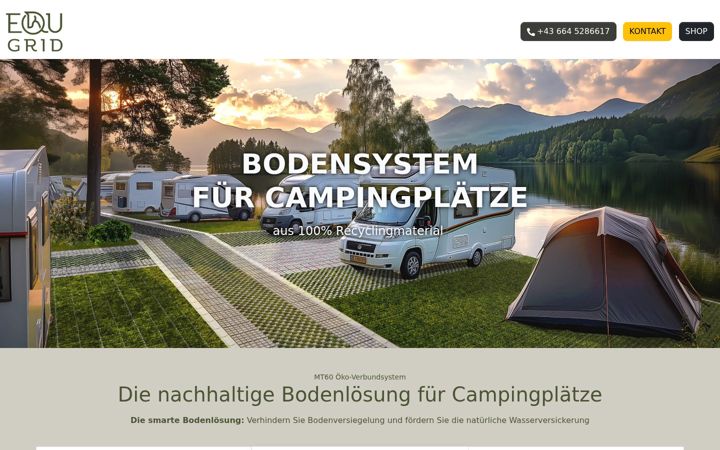 Screenshot of campingplatzplatten.com