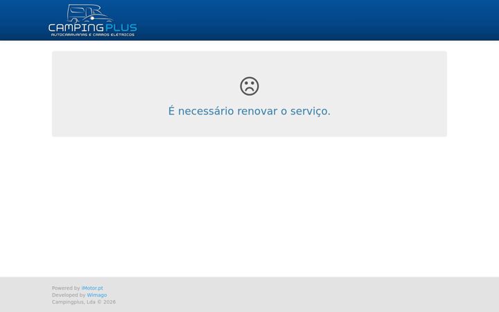 Screenshot of campingplus.pt