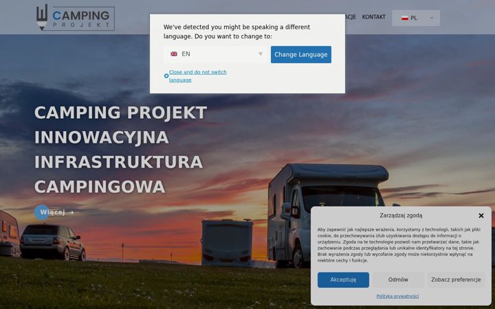 Screenshot of campingprojekt.pl