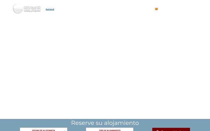 Screenshot of campingribamar.com