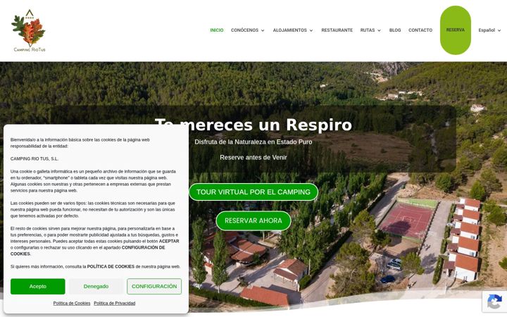 Screenshot of campingriotus.net