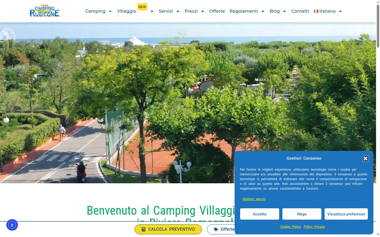 Screenshot tal-banner tal-kunsens muri qabel kwalunkwe interazzjoni